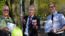 Mehr Sicherheit auf Paderborner Radwegen: 846 Notrufpunkte auch im Internet einsehbar